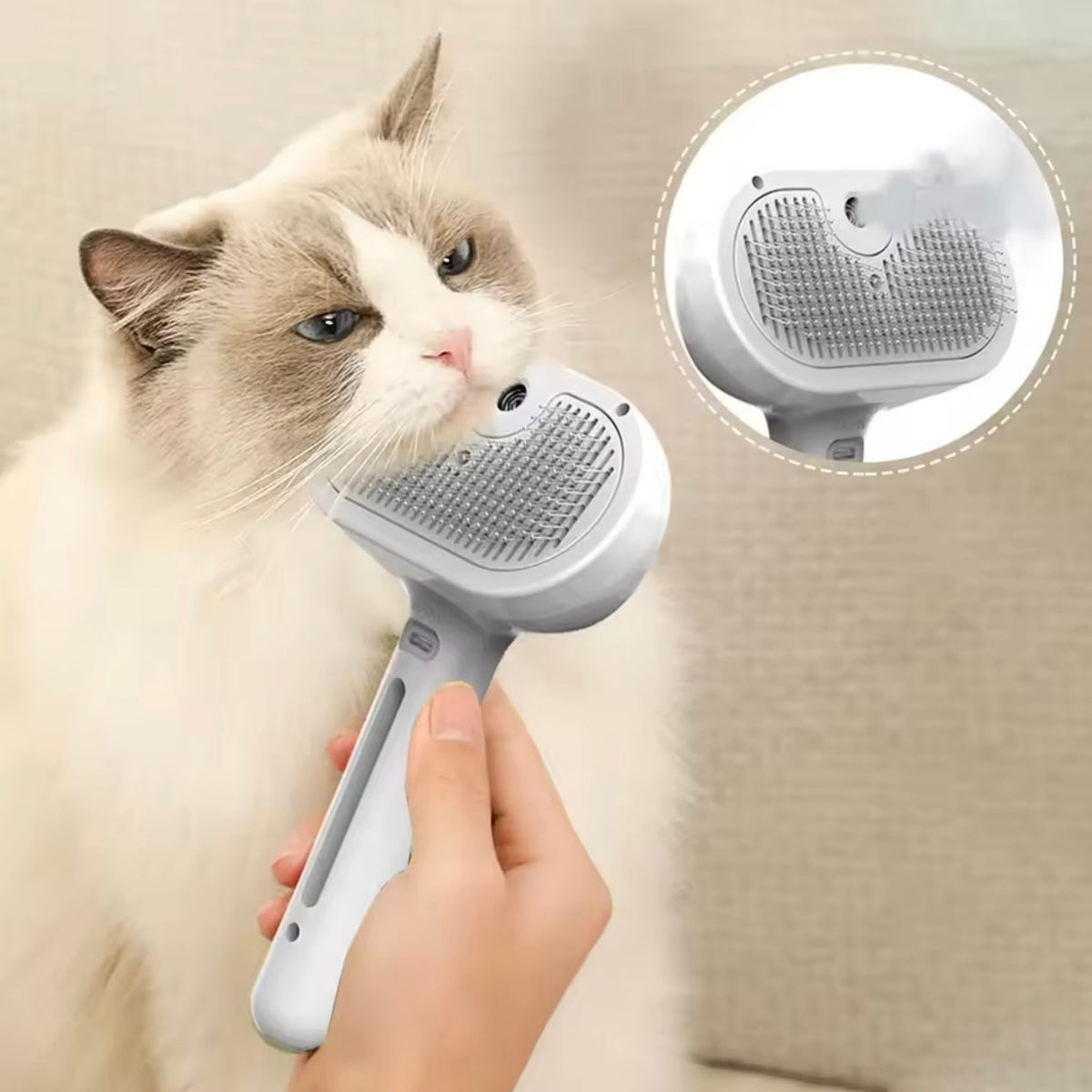 Brosse Douce Vapeur pour Animaux